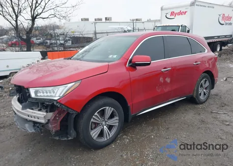 2019 Acura Mdx Standard z USA, uszkodzony, nr VIN 5J8YD3H30KL000087